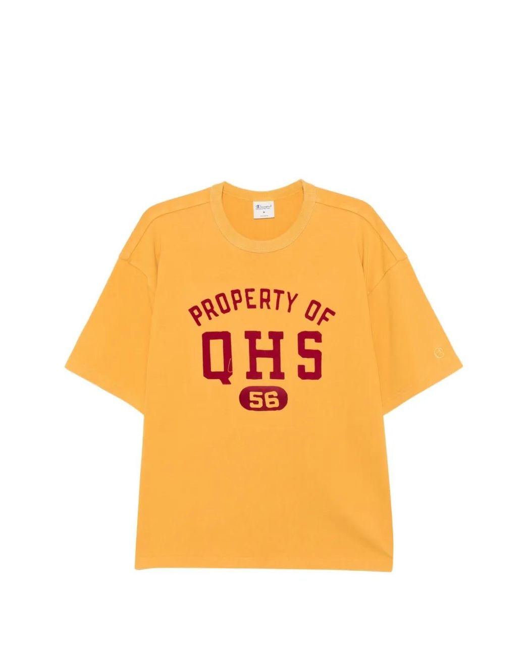 Champion Orange Logo-Detail T-Shirt for men