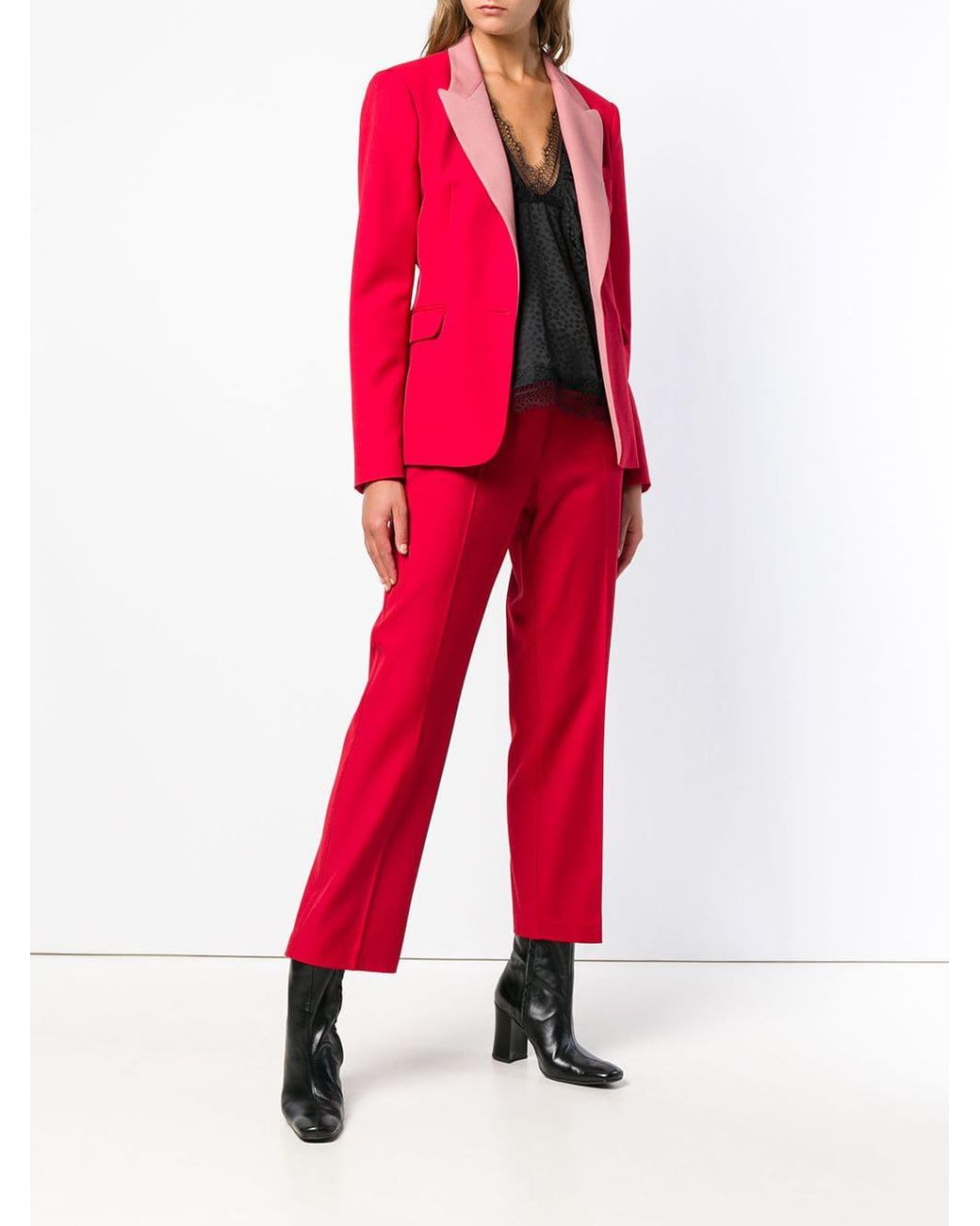 Red and pink clearance blazer