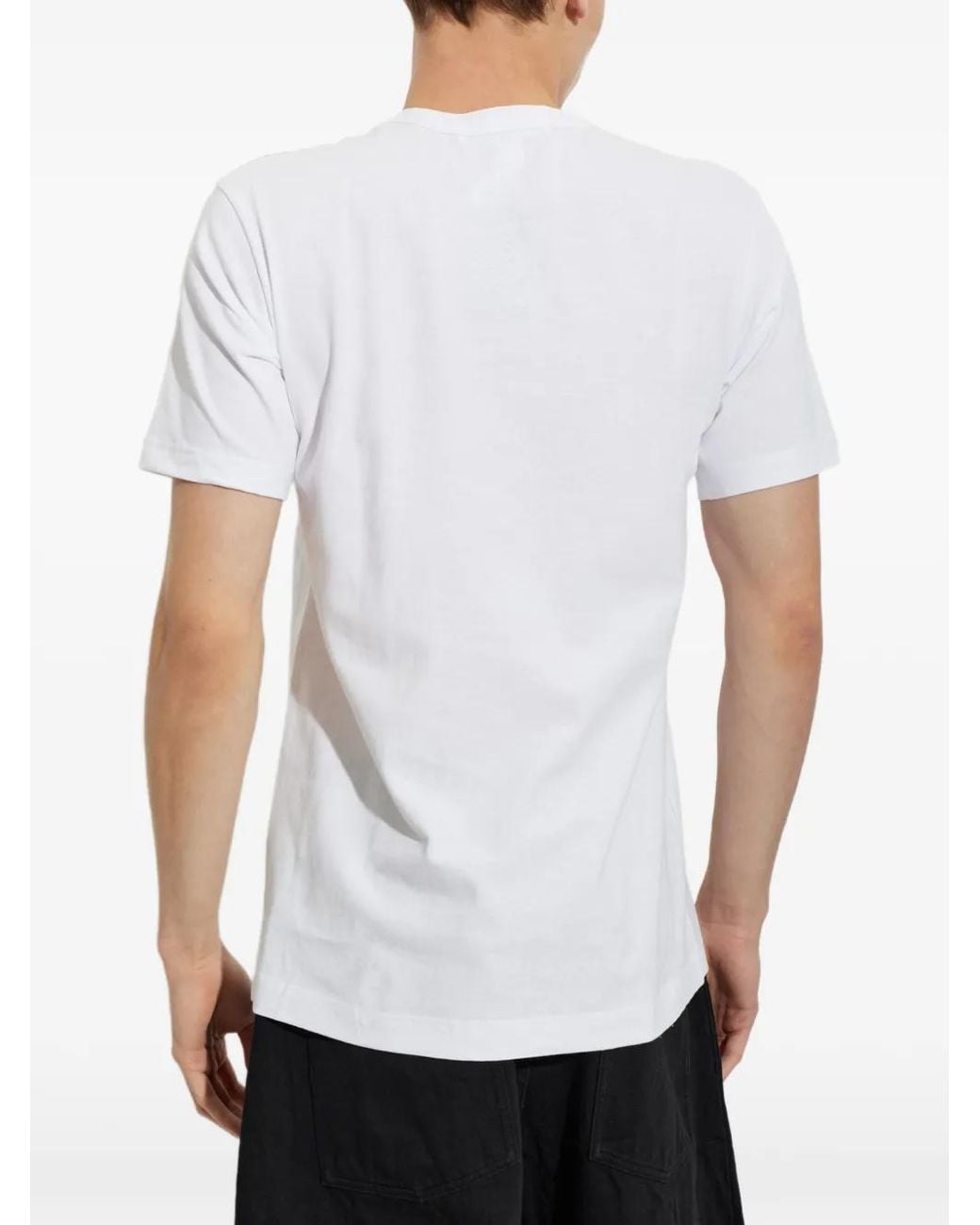Comme des Garçons Black Graphic-Print T-Shirt for men