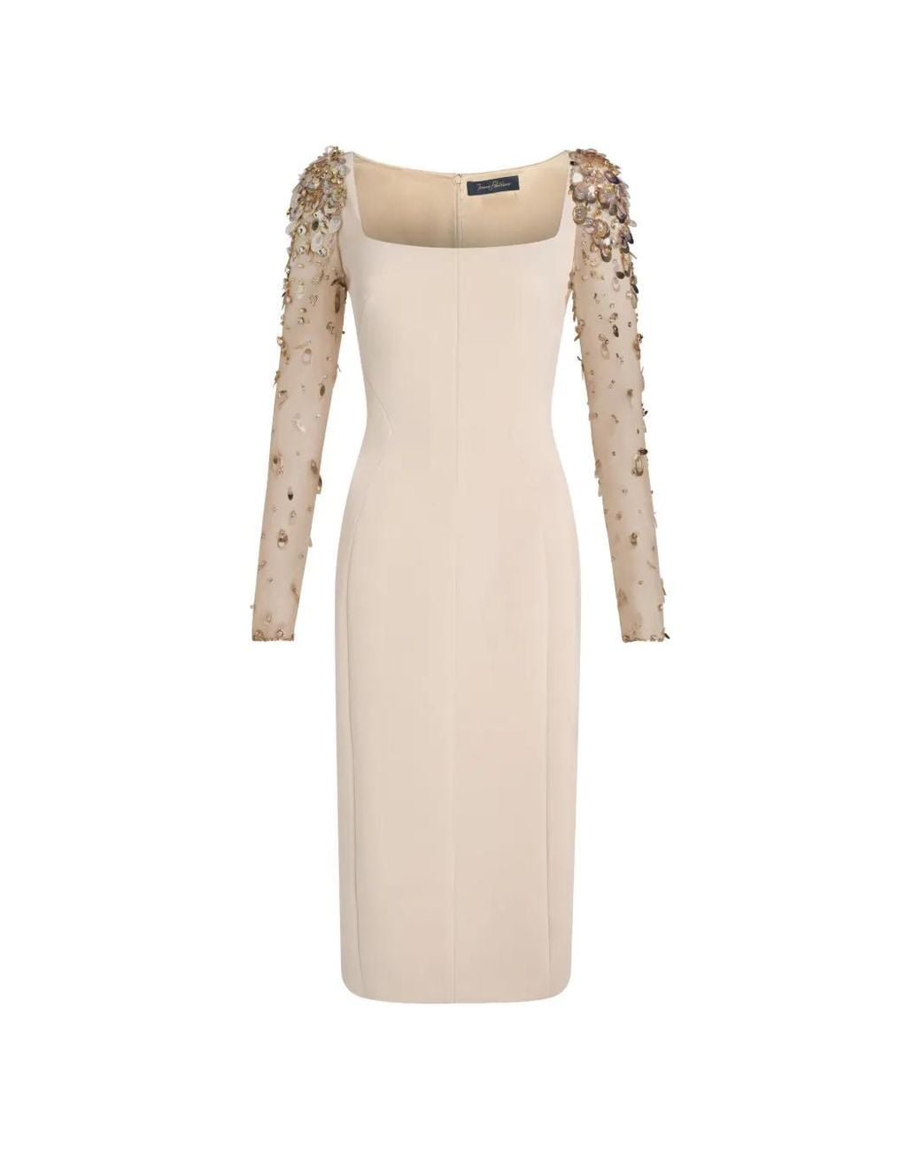 Jenny Packham Natural Swift Dress