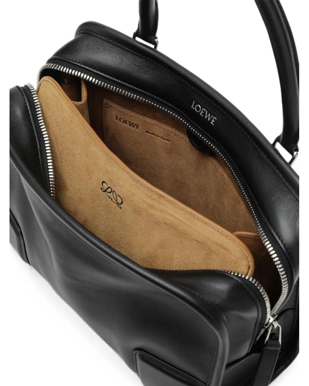Loewe Black Amazona 180 Small Leather Handbag