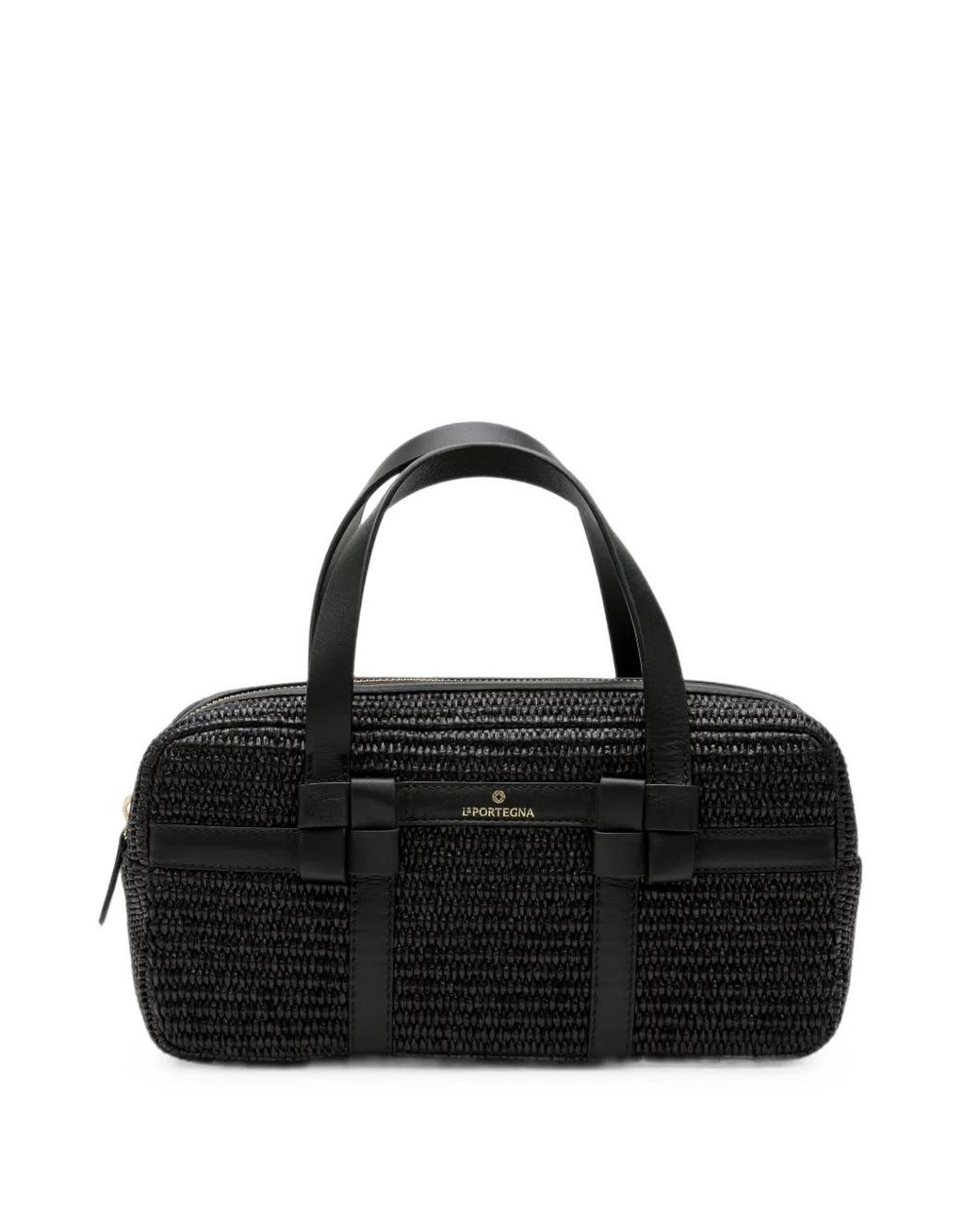 La Portegna Black Bibi Tote Bag