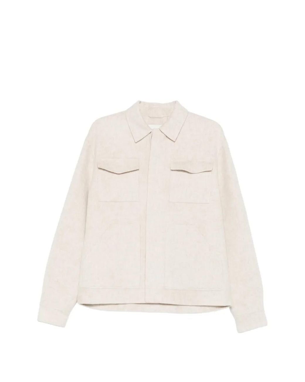 Bompard White Patch-Pocket Double-Sided Jacket for men