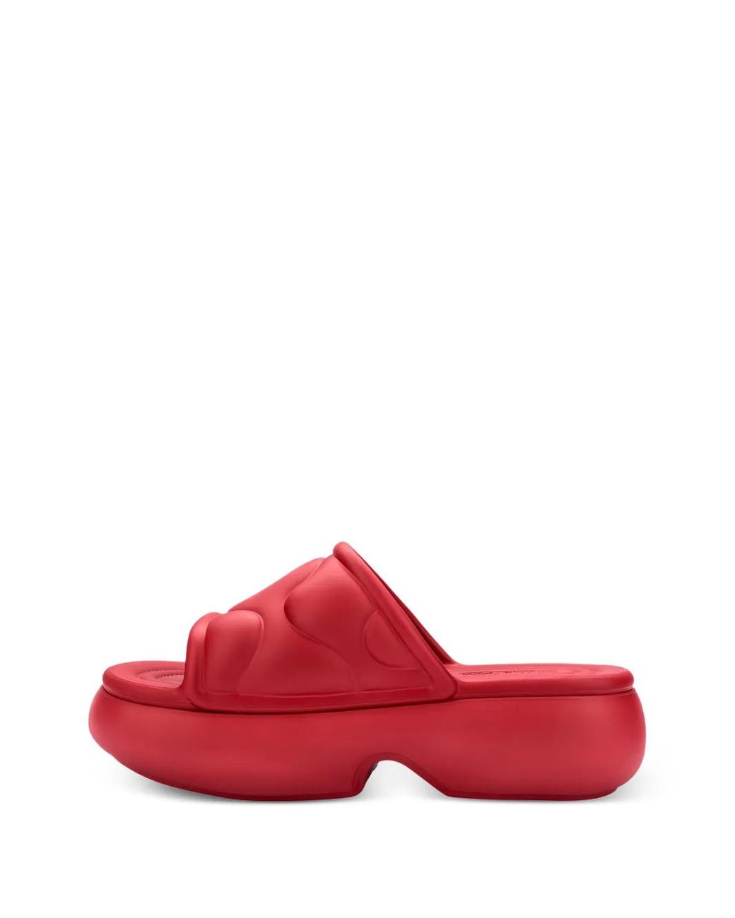 Melissa Red Free Puff Platform Slides