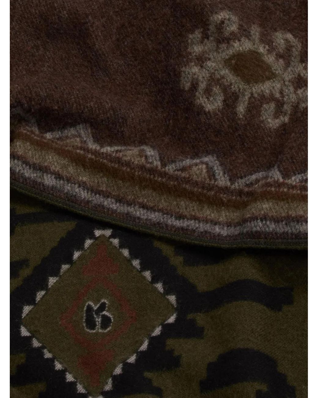Ba&sh Black Pongo Intarsia Cape Jacket