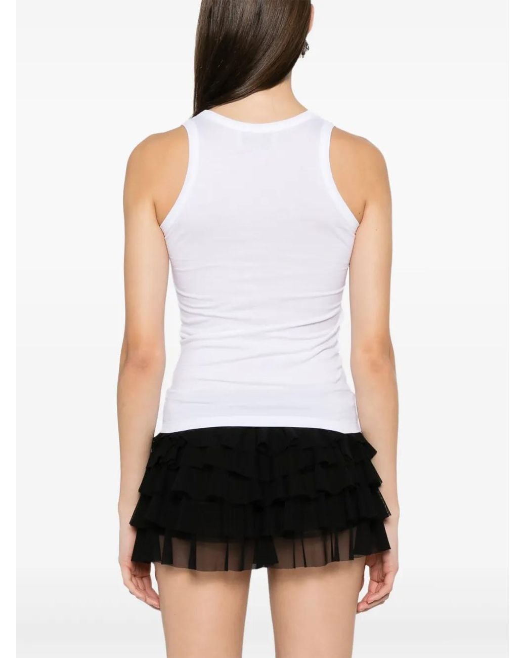 Coperni White Lightweight Logo Tank Top