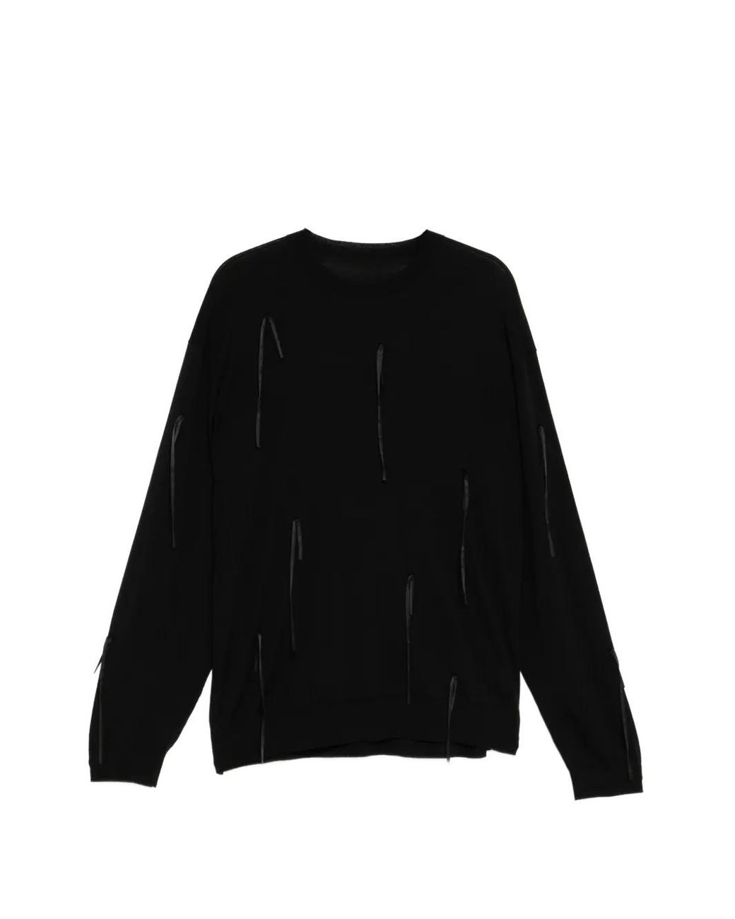 JNBY Black Fringed T-Shirt