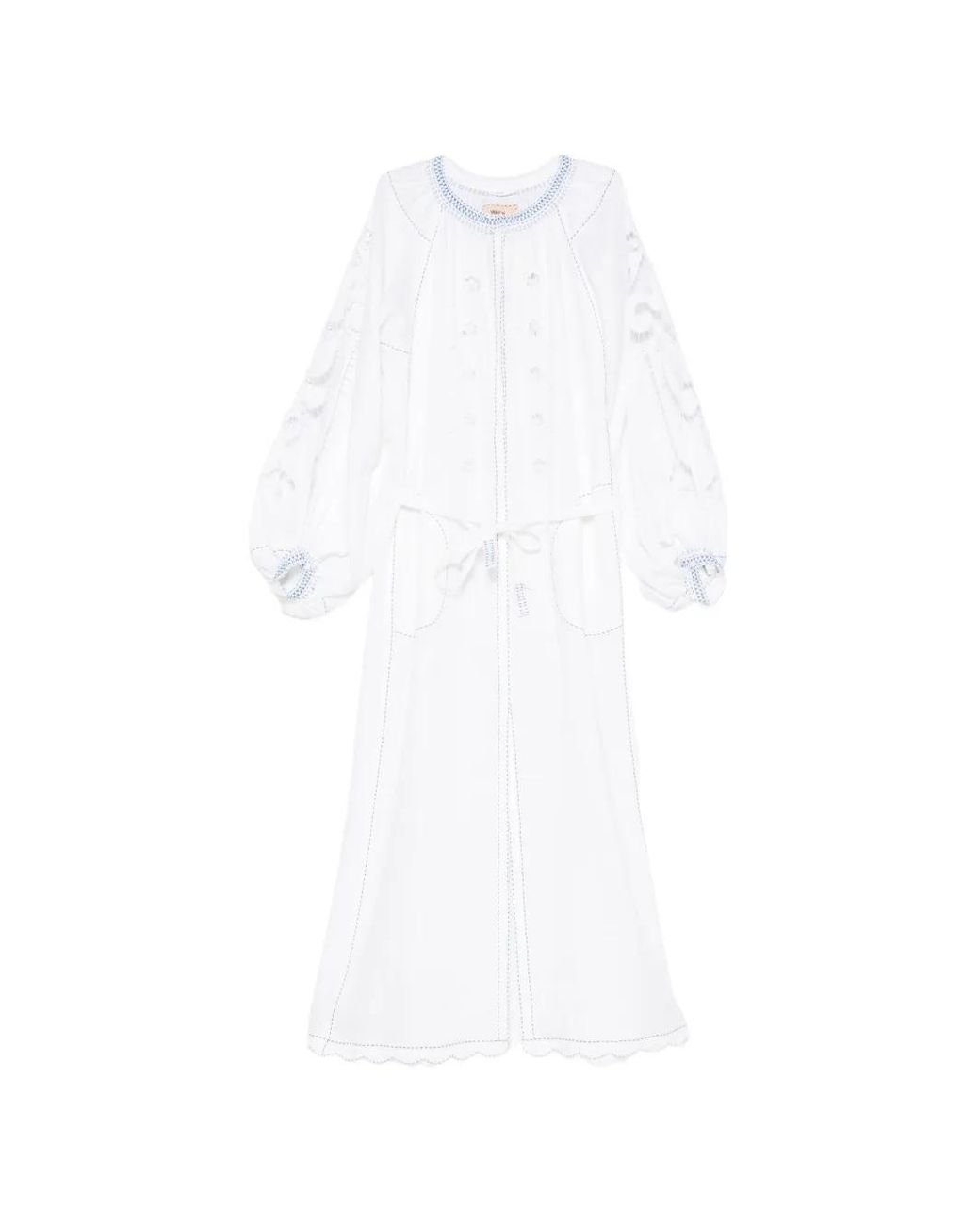 Vita Kin White Babylon Embroidered Cut-Out Dress