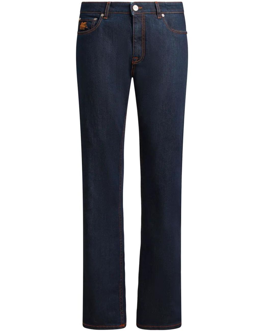 Etro Blue Five-Pocket Jeans for men