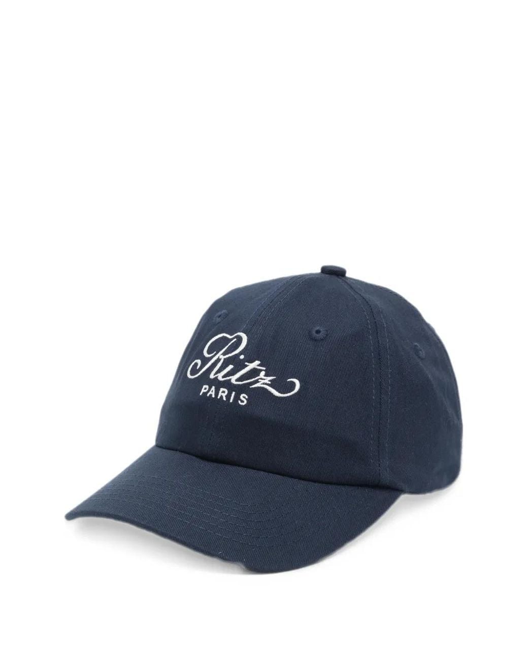 FRAME Blue Ritz Paris Embroidered Baseball Cap