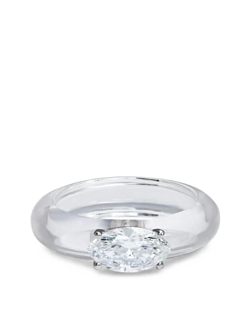 SOLO for Diamonds White Bague En Diamant