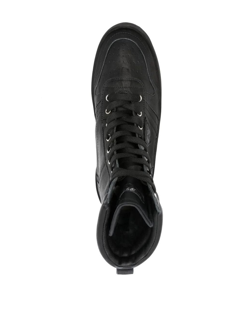 Sneakers Alte Nice di Philippe Model in Black da Uomo