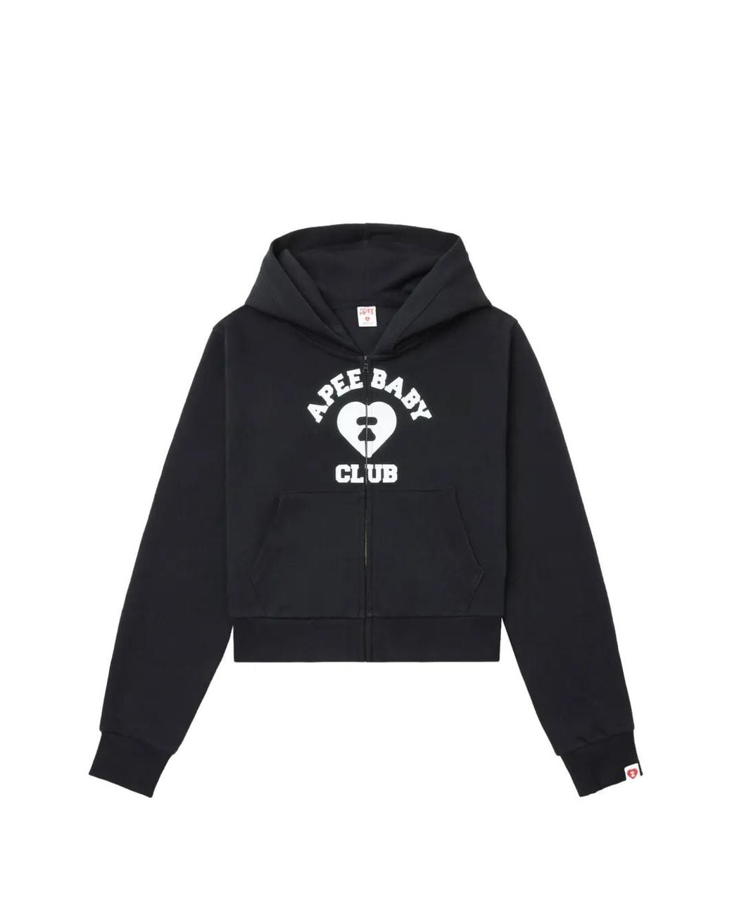 AAPE BY A BATHING AP Blue Logo-Print Zip-Up Hoodie