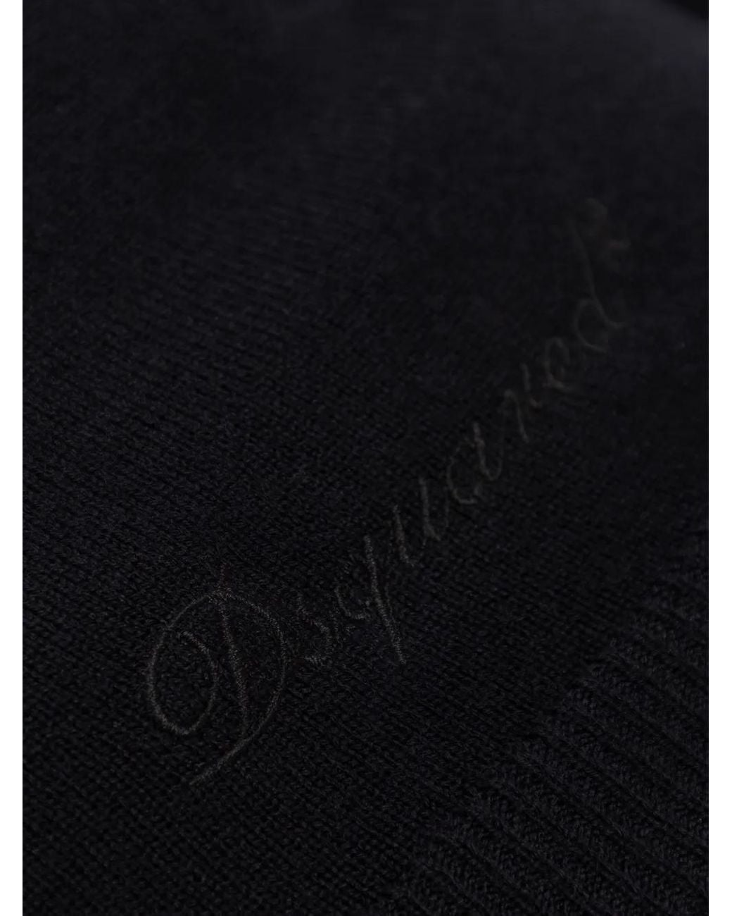 DSquared² Blue High-Neck Sweater