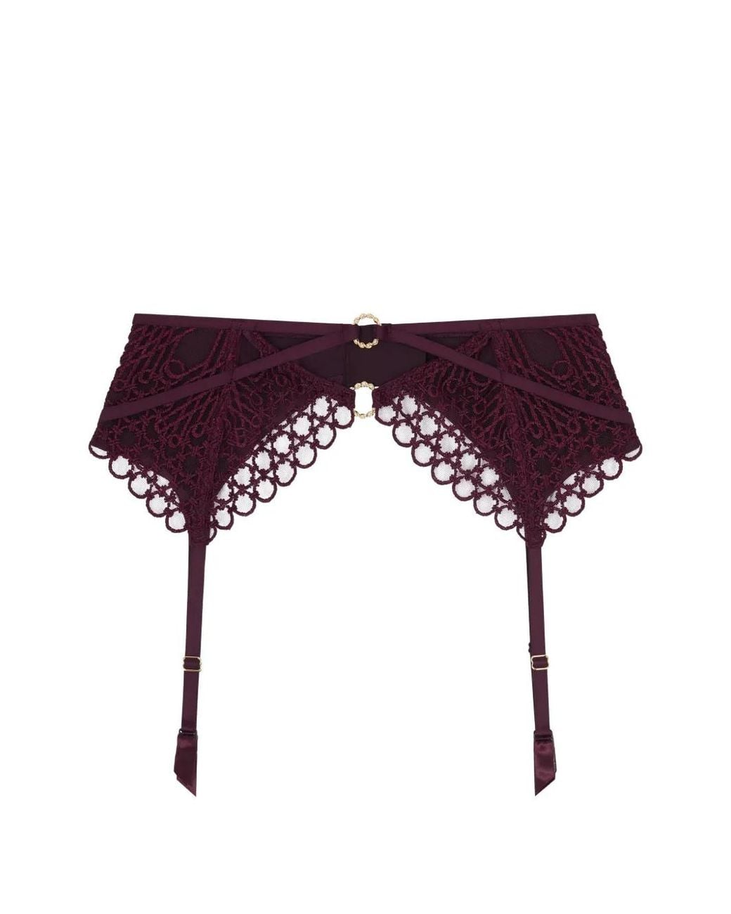 Aubade Purple Eloge Du Désir Suspender Belt