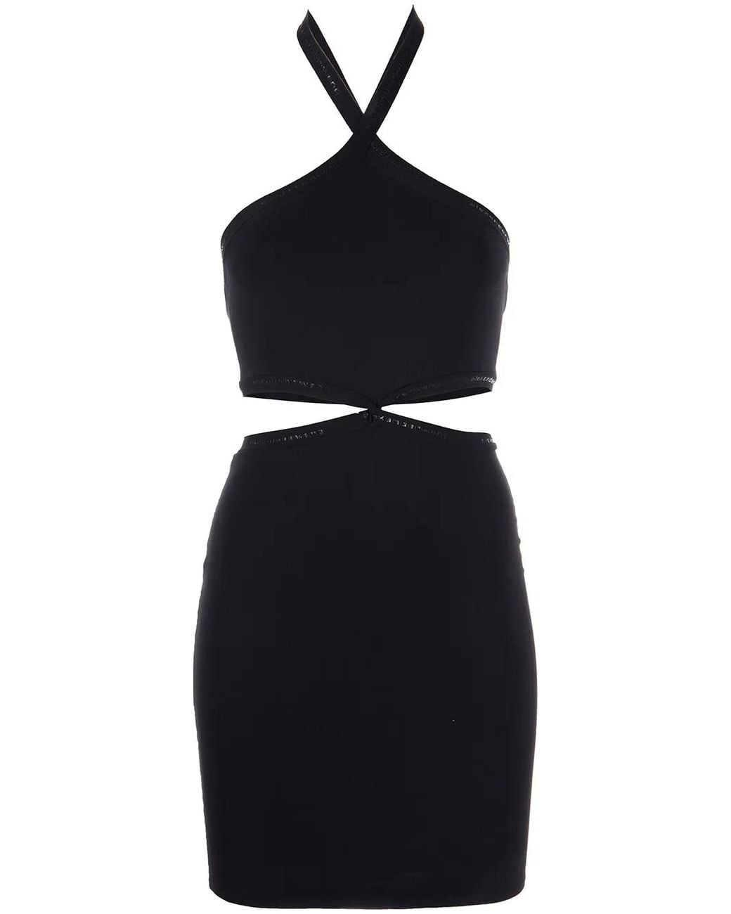Alexander Wang Uitgesneden Maxi-Jurk in het Black