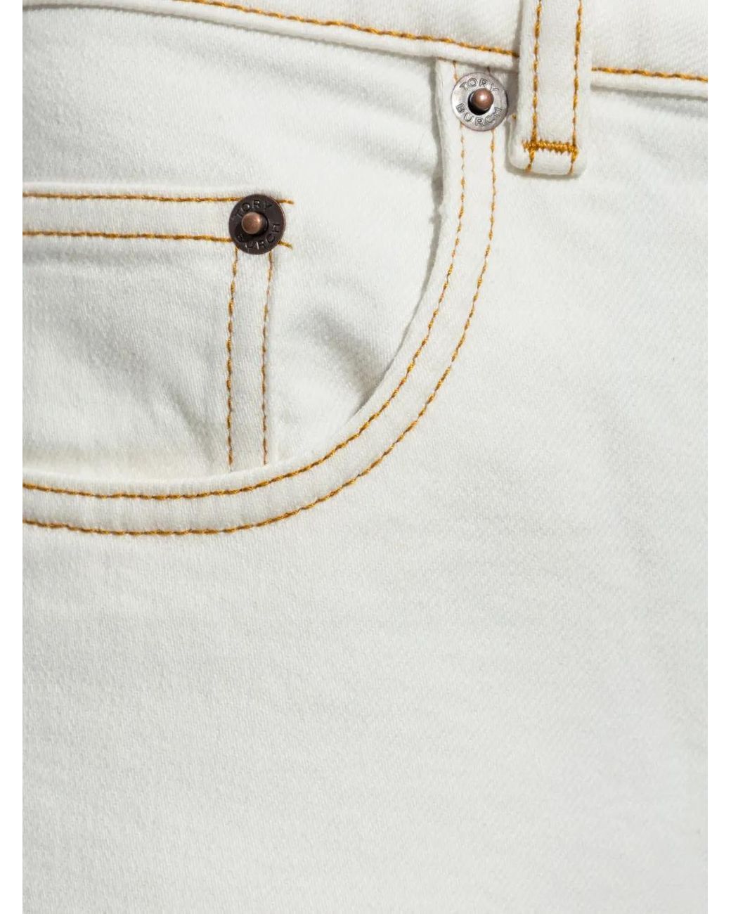 Tory Burch White Jeans