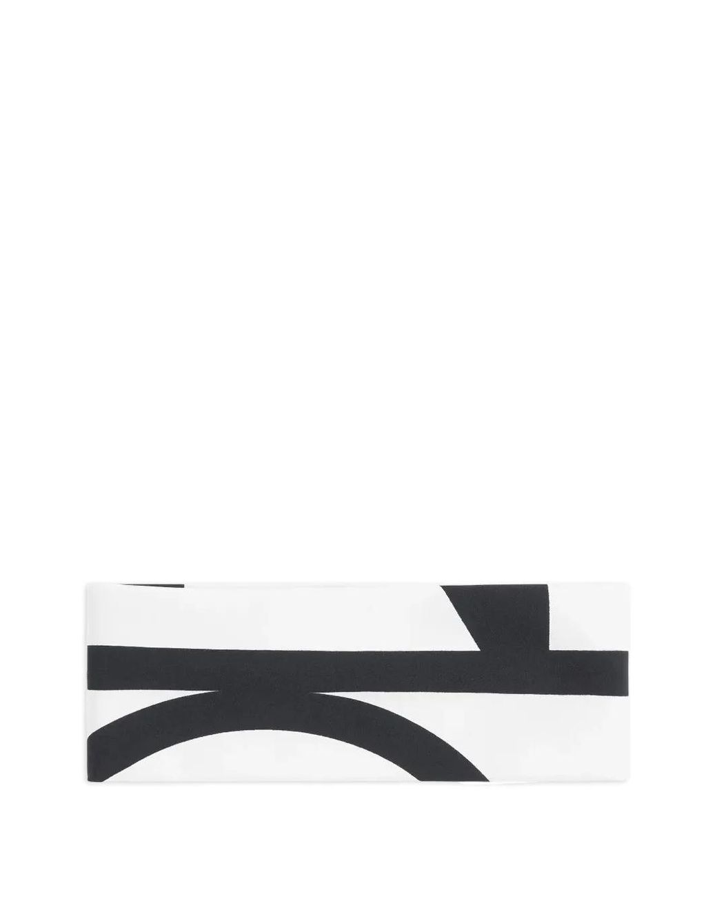 Totême White Stirnband Mit Monogramm-Print