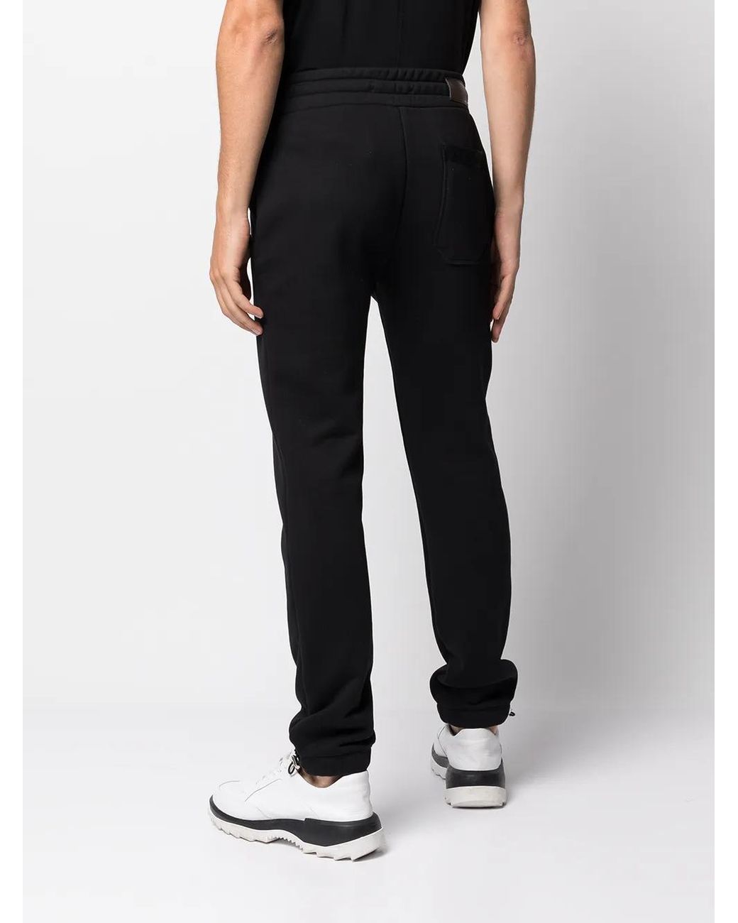 Amiri Black Paisley-Print Track Pants for men