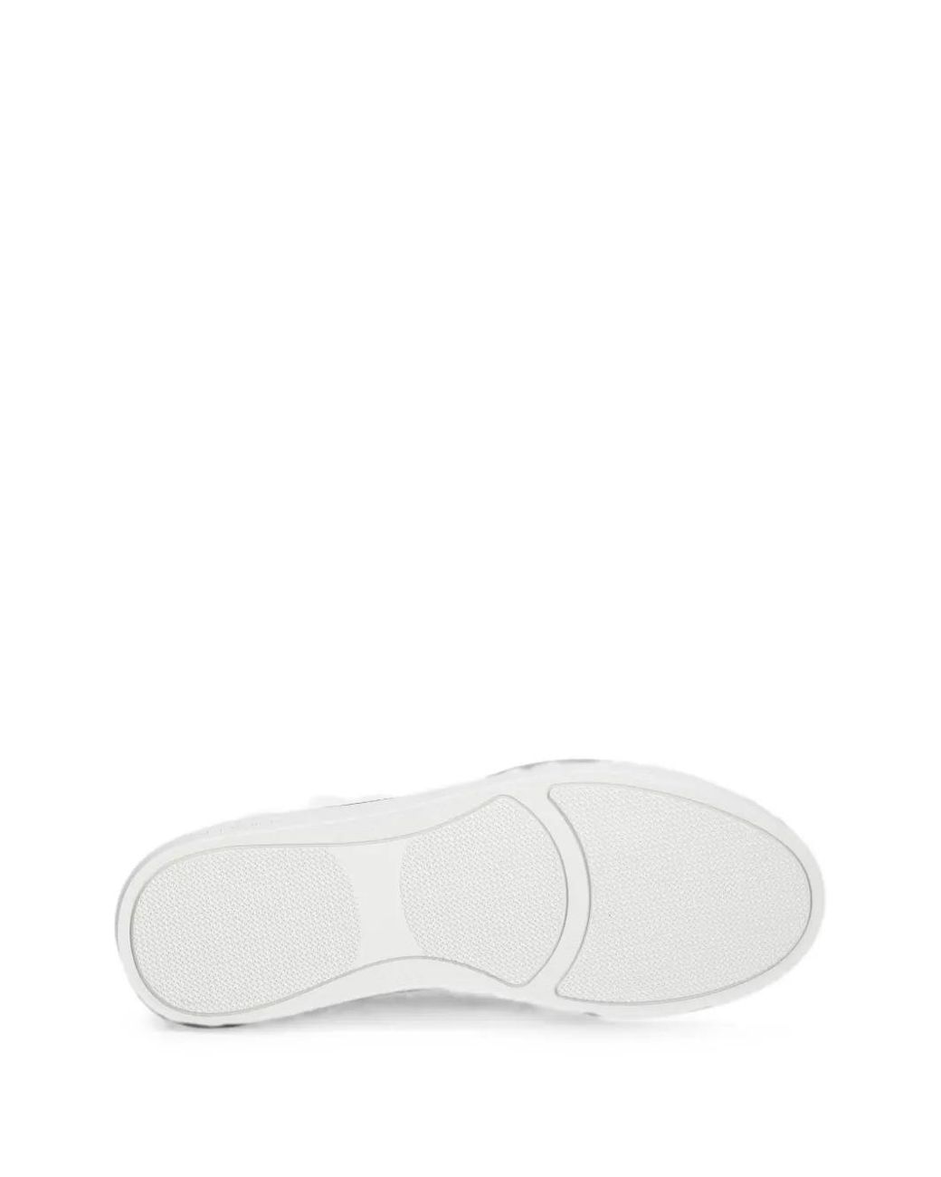 Baldinini Black Logo-Embossed Leather Sneakers for men