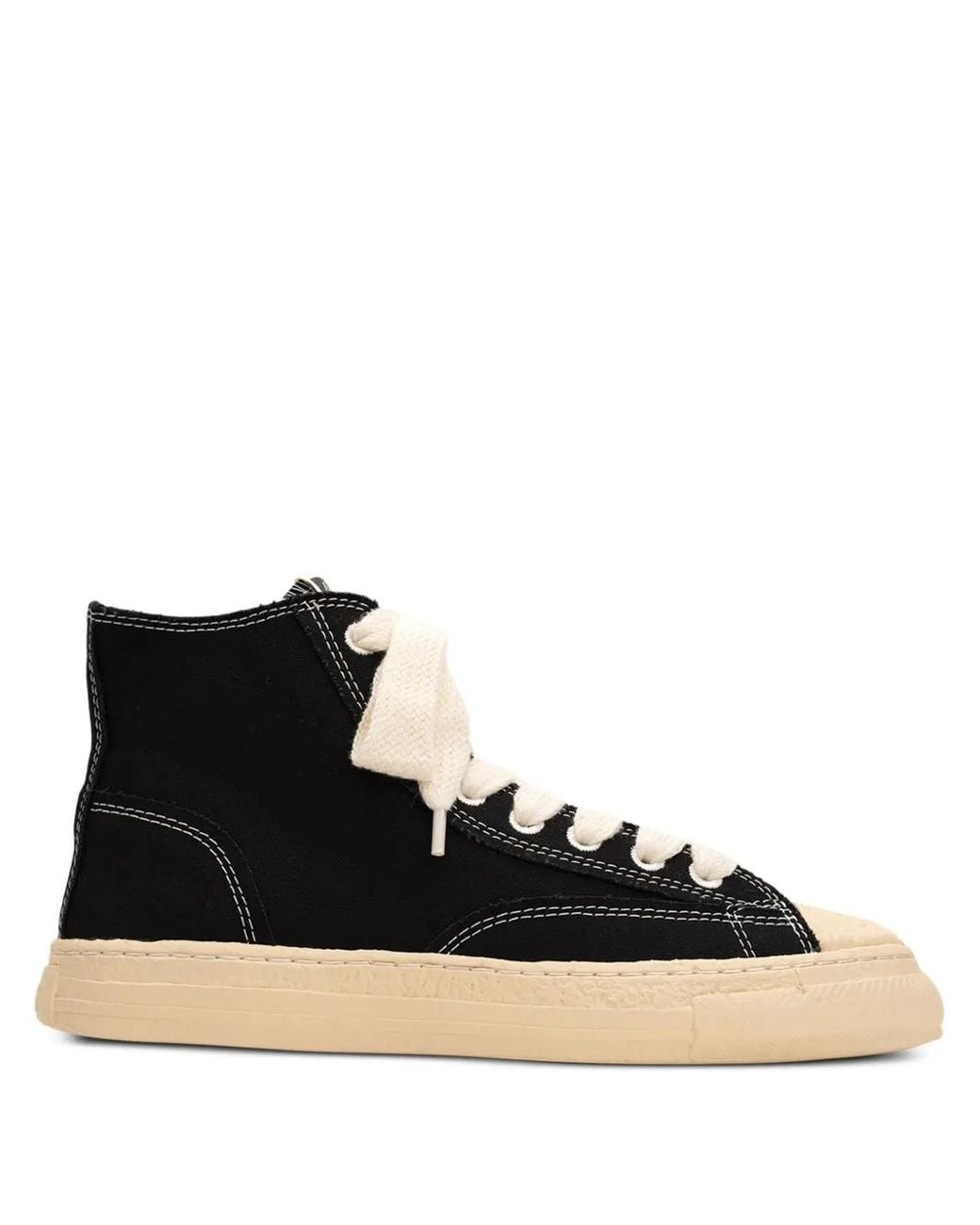 General Scale. Black Roy Past-Sole High-Top Sneakers for men