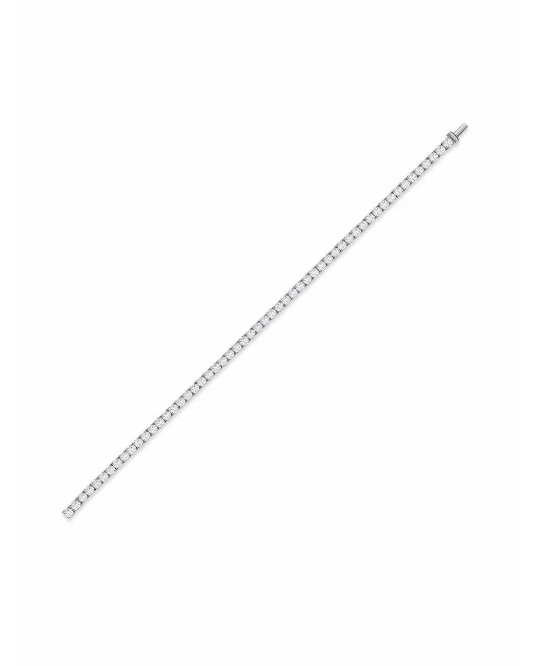 Pragnell White 18Kt Brilliant Cut Diamond Line Bracelet