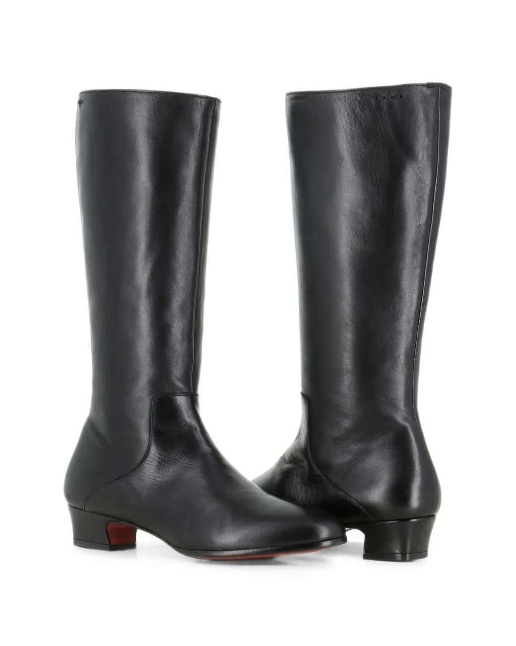 Alexander Hotto Black Bottes En Cuir