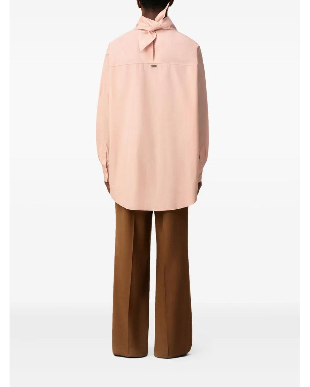 AMI Pink Bandana Cotton Shirt