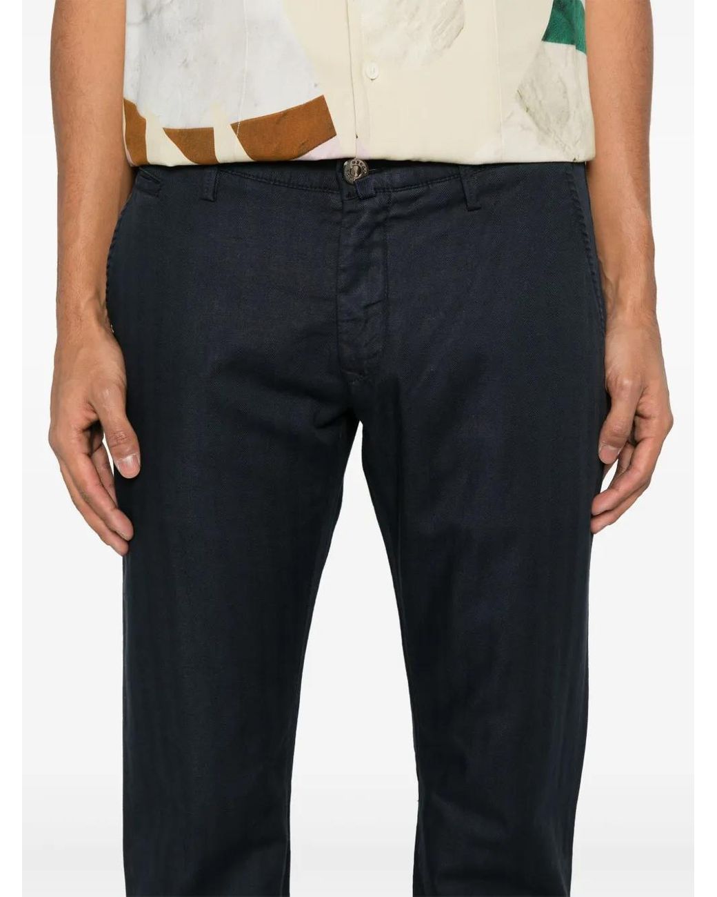 Jacob Cohen Blue Bobby Trousers for men