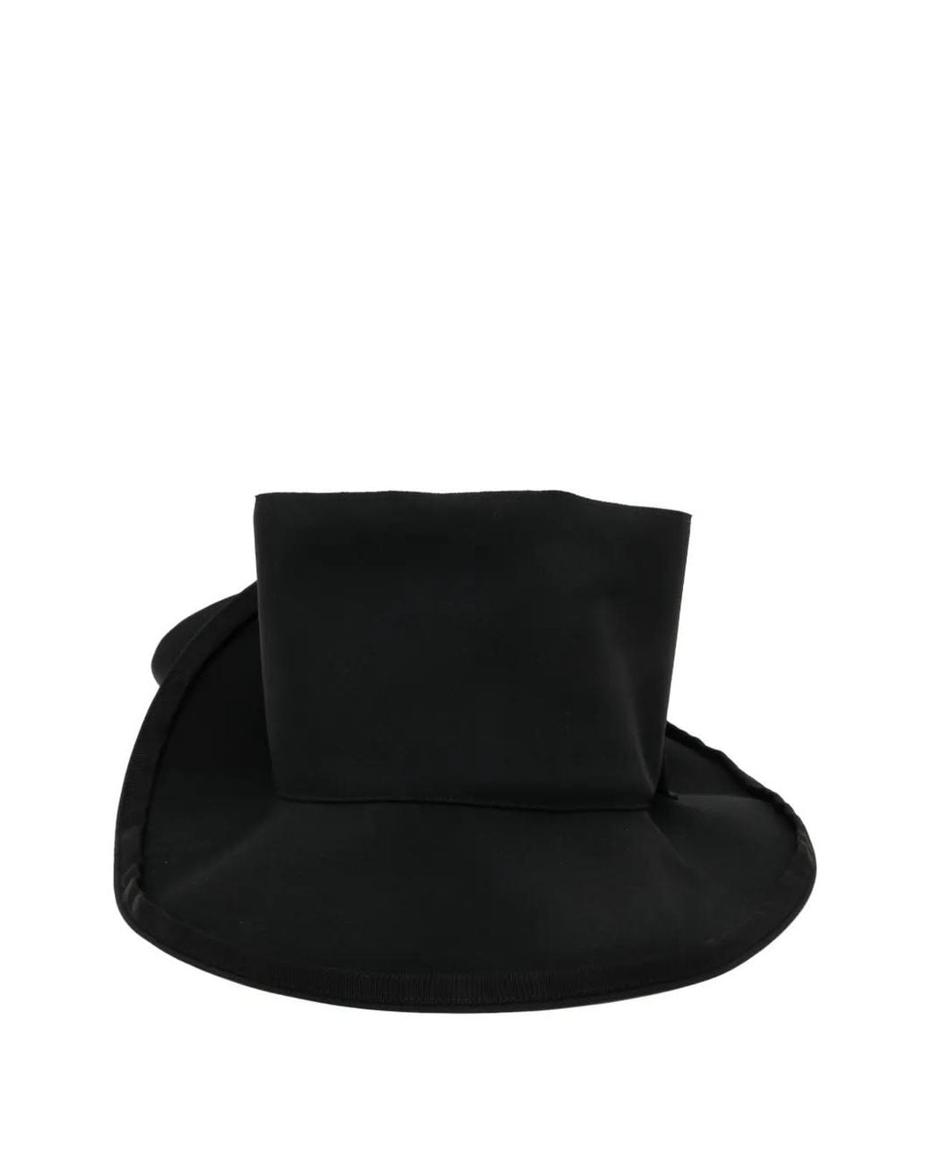 Comme des Garçons Black Fedora Aus Wolle