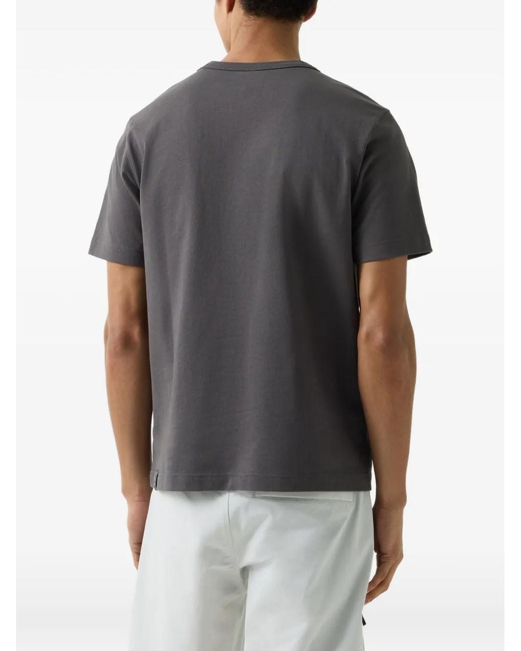 Bogner Fire + Ice Black Lino Logo-Print T-Shirt for men