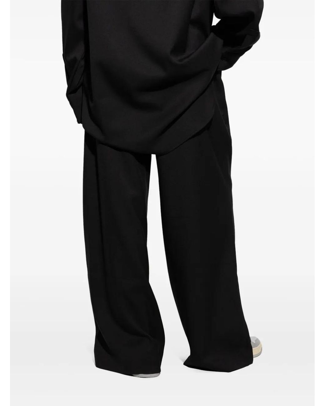 Entire studios Black Cinch Drawstring Trousers