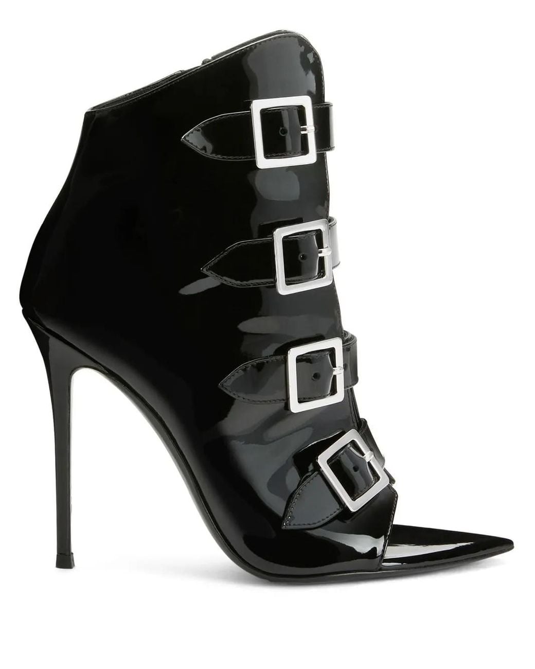Giuseppe Zanotti Black Intriigo Buckle 105Mm Boots