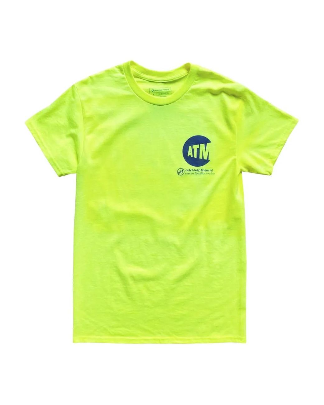 DTF.NYC Green Atm Crew-Neck T-Shirt for men