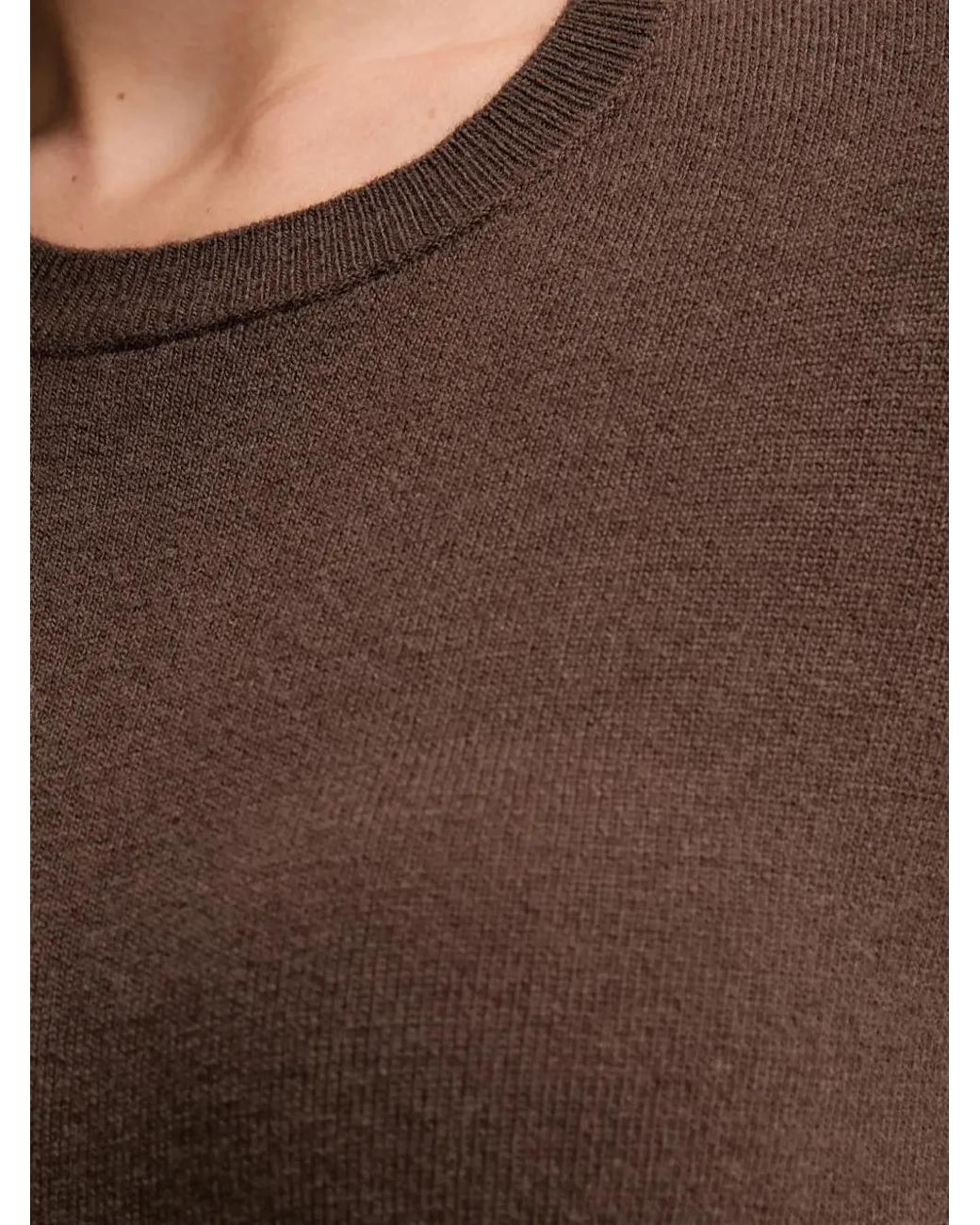 Benetton Black Round-Neck Sweater