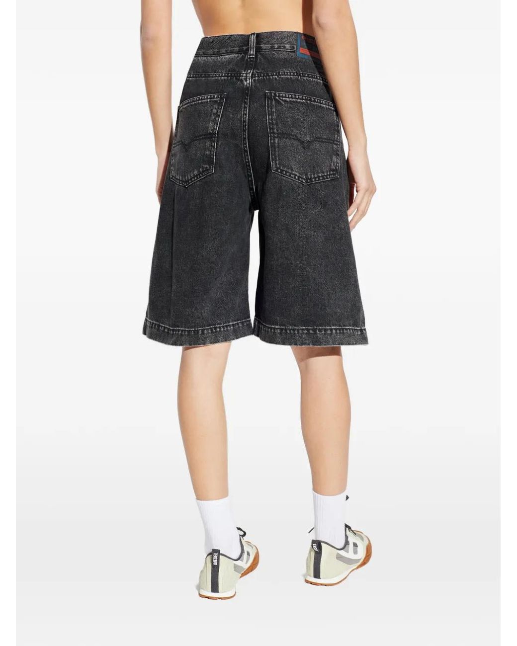 DIESEL Black Logo Shorts