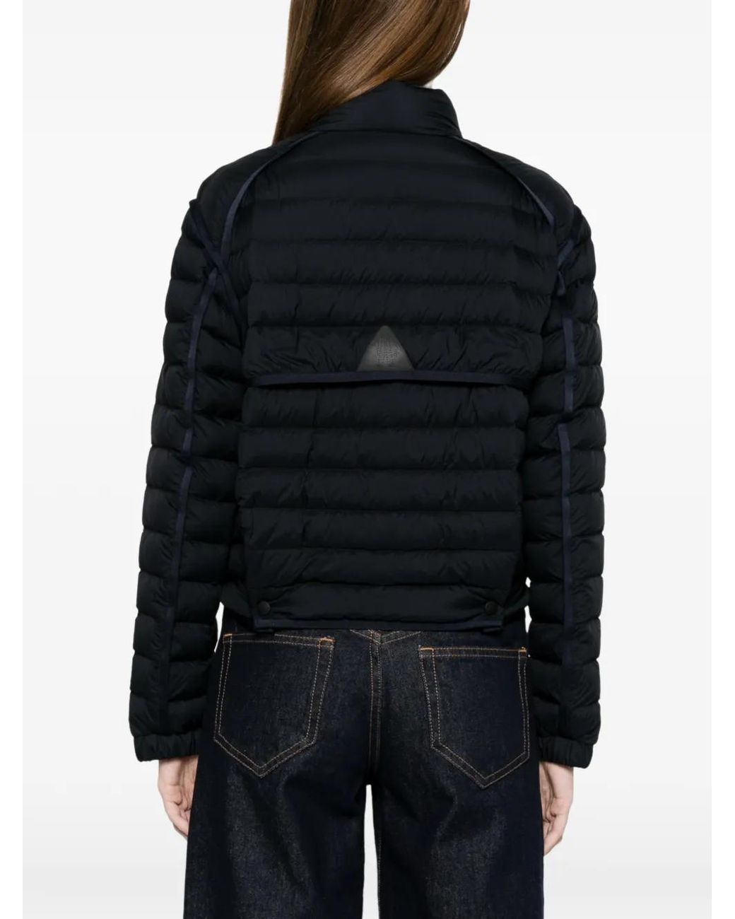 Moncler Black Madulains Button Quilted Jacket