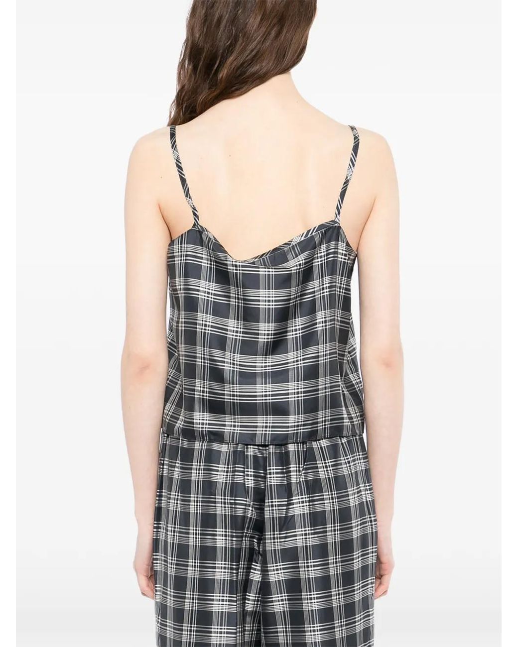 Top Bind Con Tira Theory de color Gray