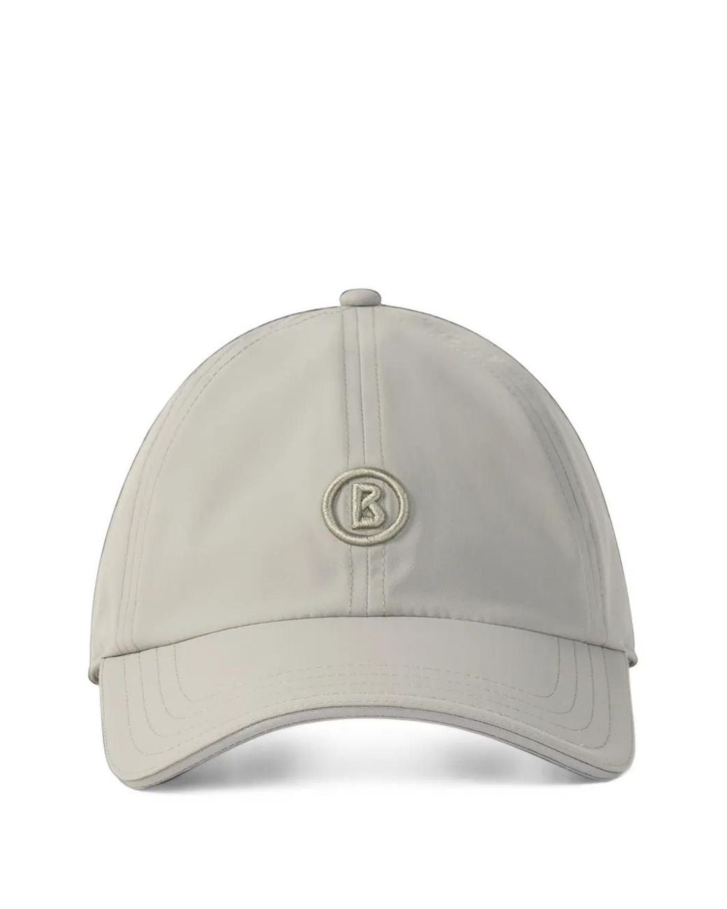 Bogner Gray Cap Ray Logo-Embroidered Hat for men