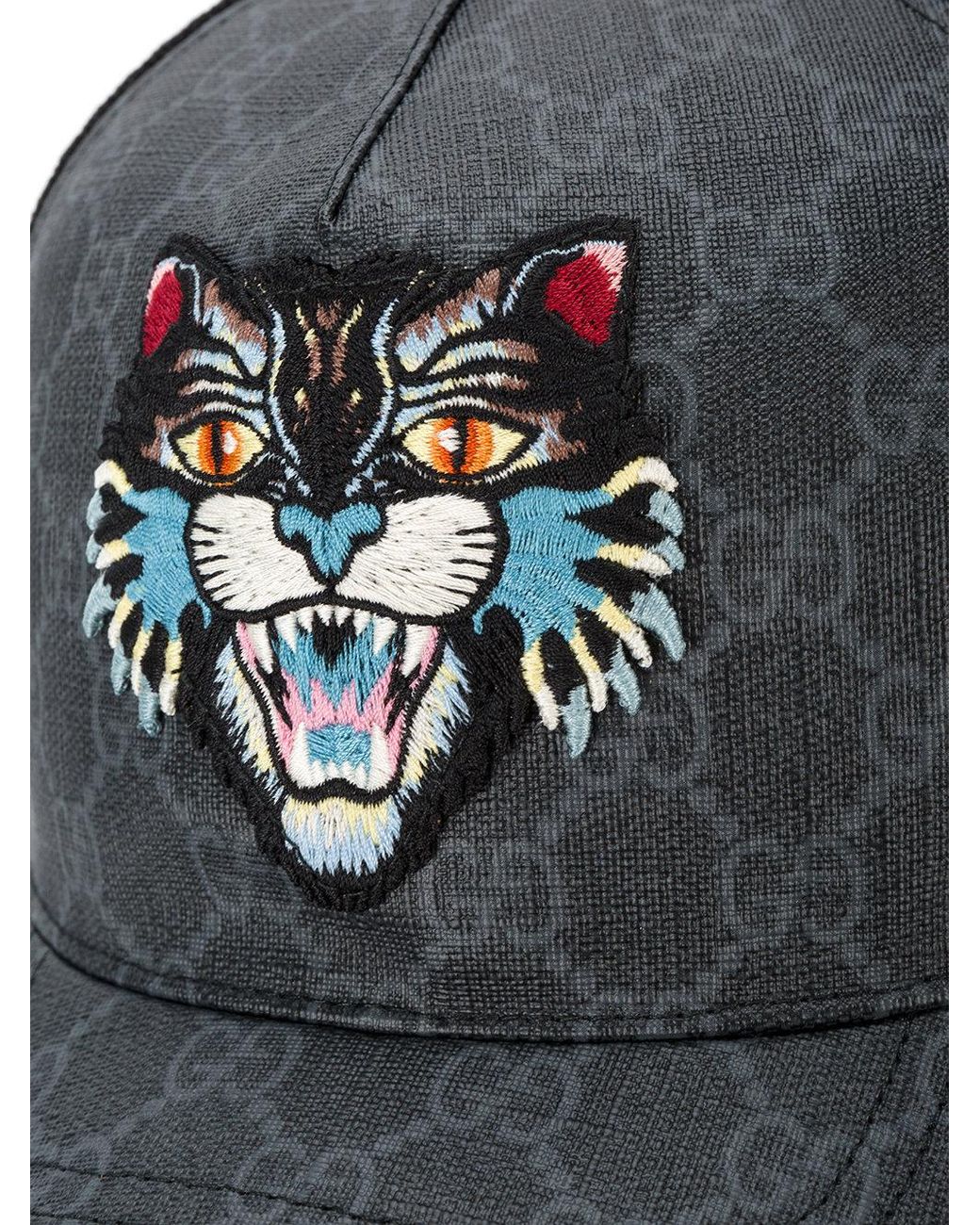 Gg Supreme Angry Cat Baseball Cap 
