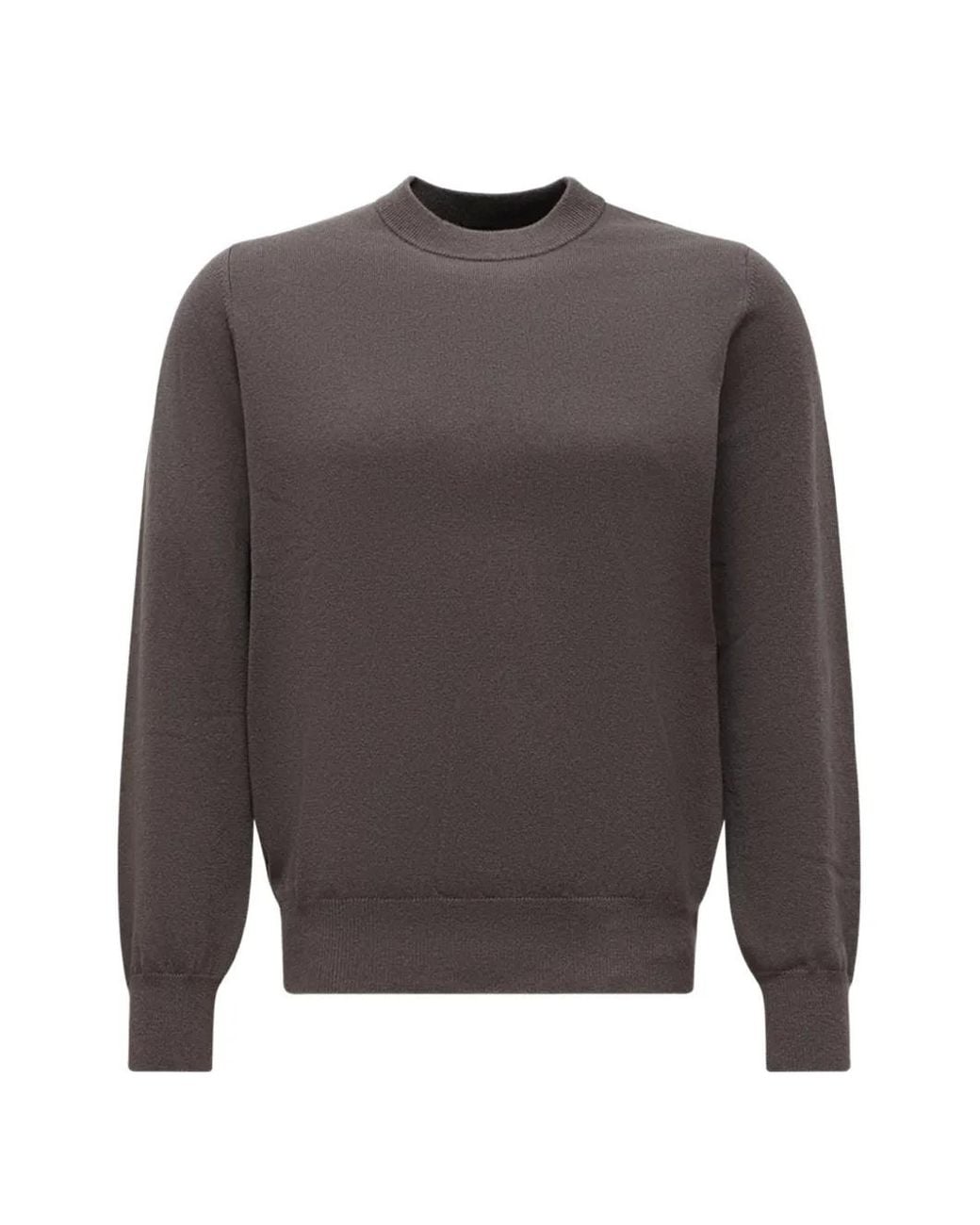 Department 5 Gray Logo-Embroidered Crew-Neck Sweater for men