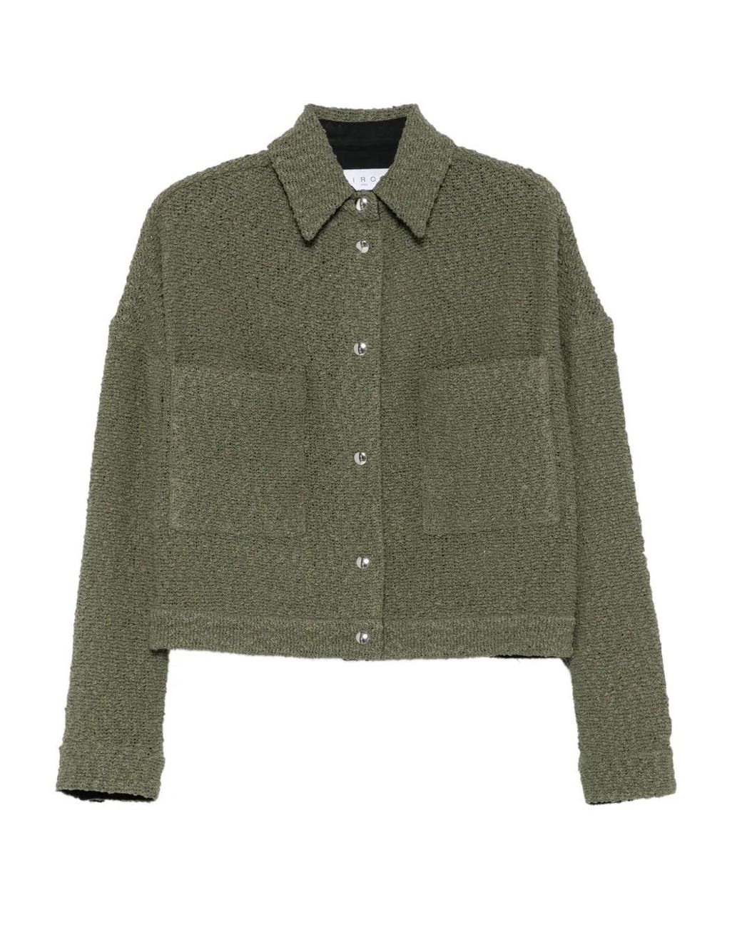 IRO Green Pabli Cotton Jacket