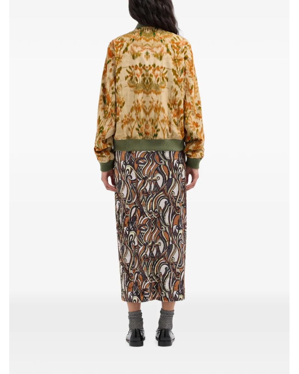 Pierre Louis Mascia Metallic Amadox Patterned Jacket