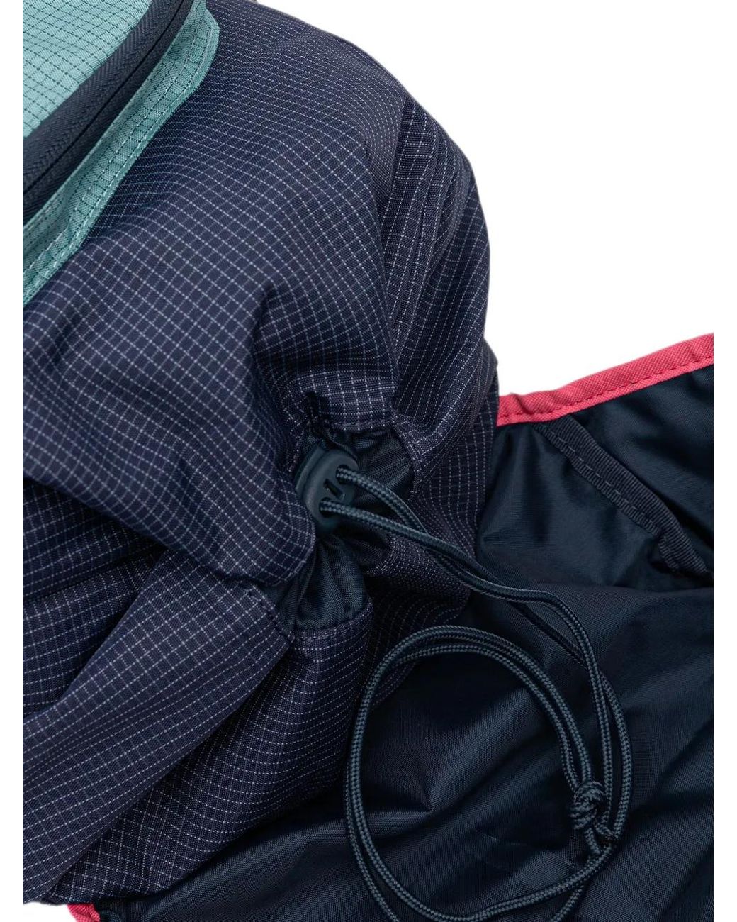 Rip Curl Blue 12L Buckle-Fastening Grid-Pattern Backpack