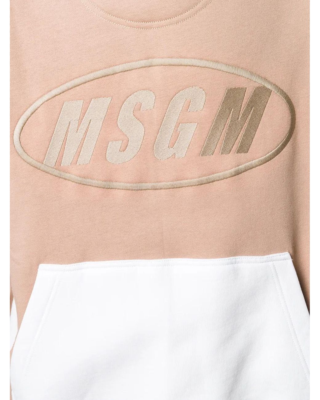 MSGM Kapuzenpullover Mit Logo in White für Herren