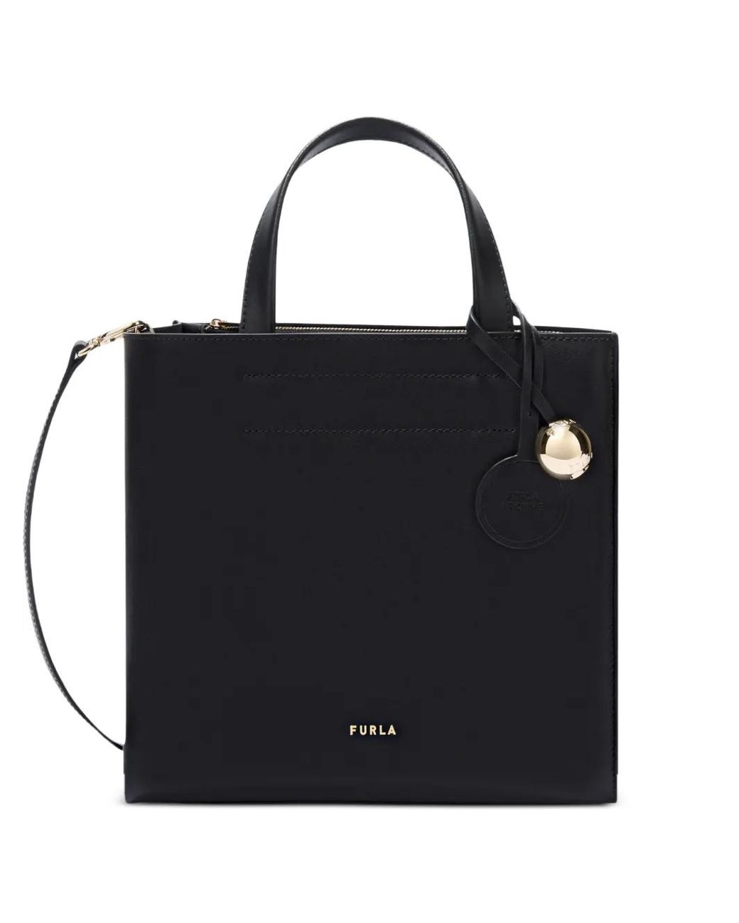 Furla Black Small Divide It Tote Bag