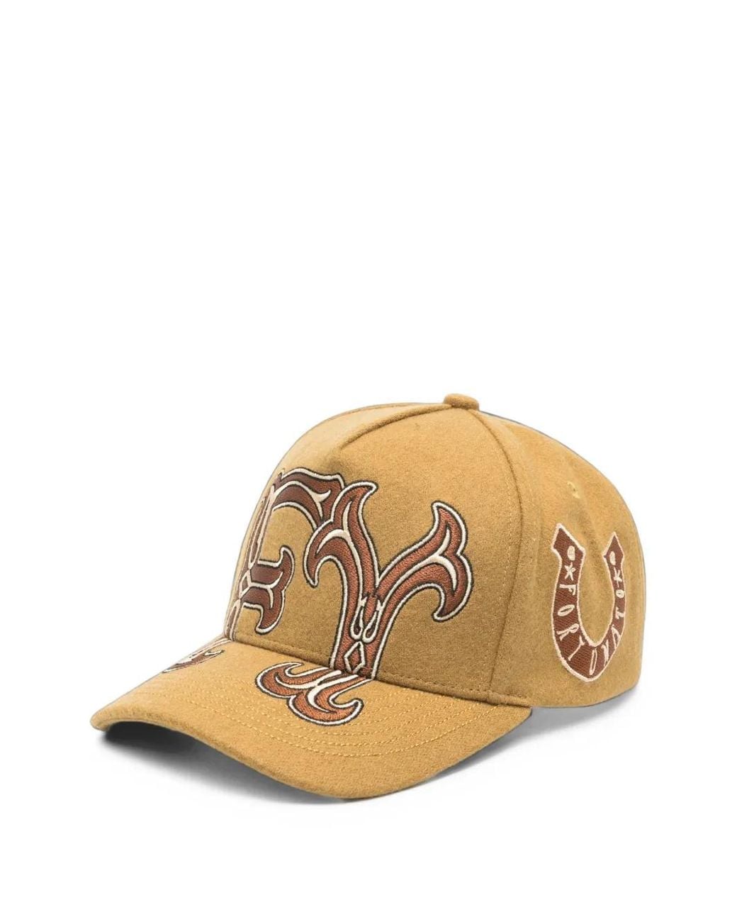 PDF Natural Fortuna Logo-Patch Baseball Cap for men