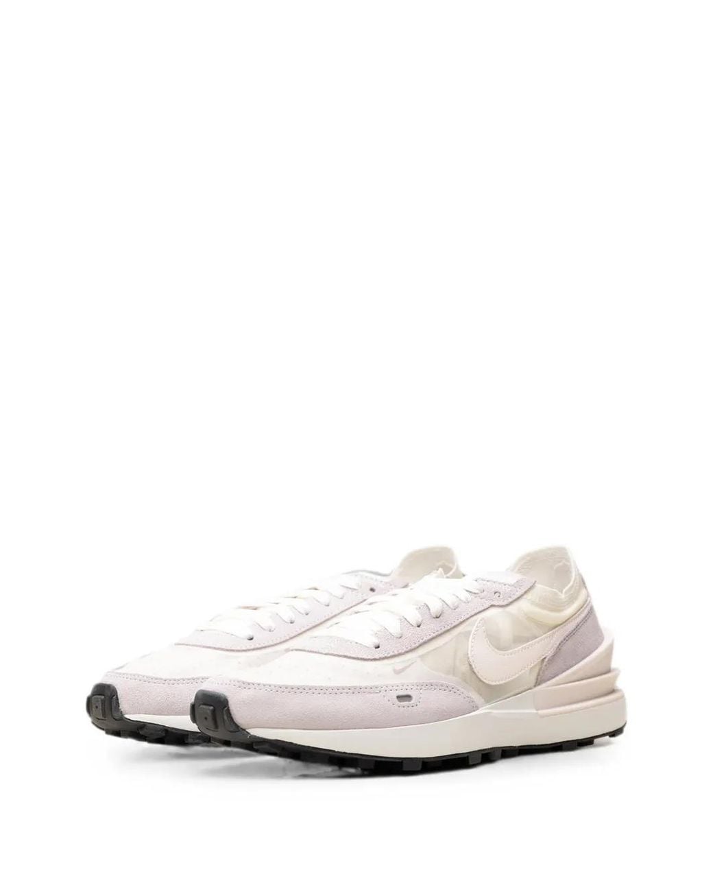 Nike White Waffle One Lace-Up Sneakers