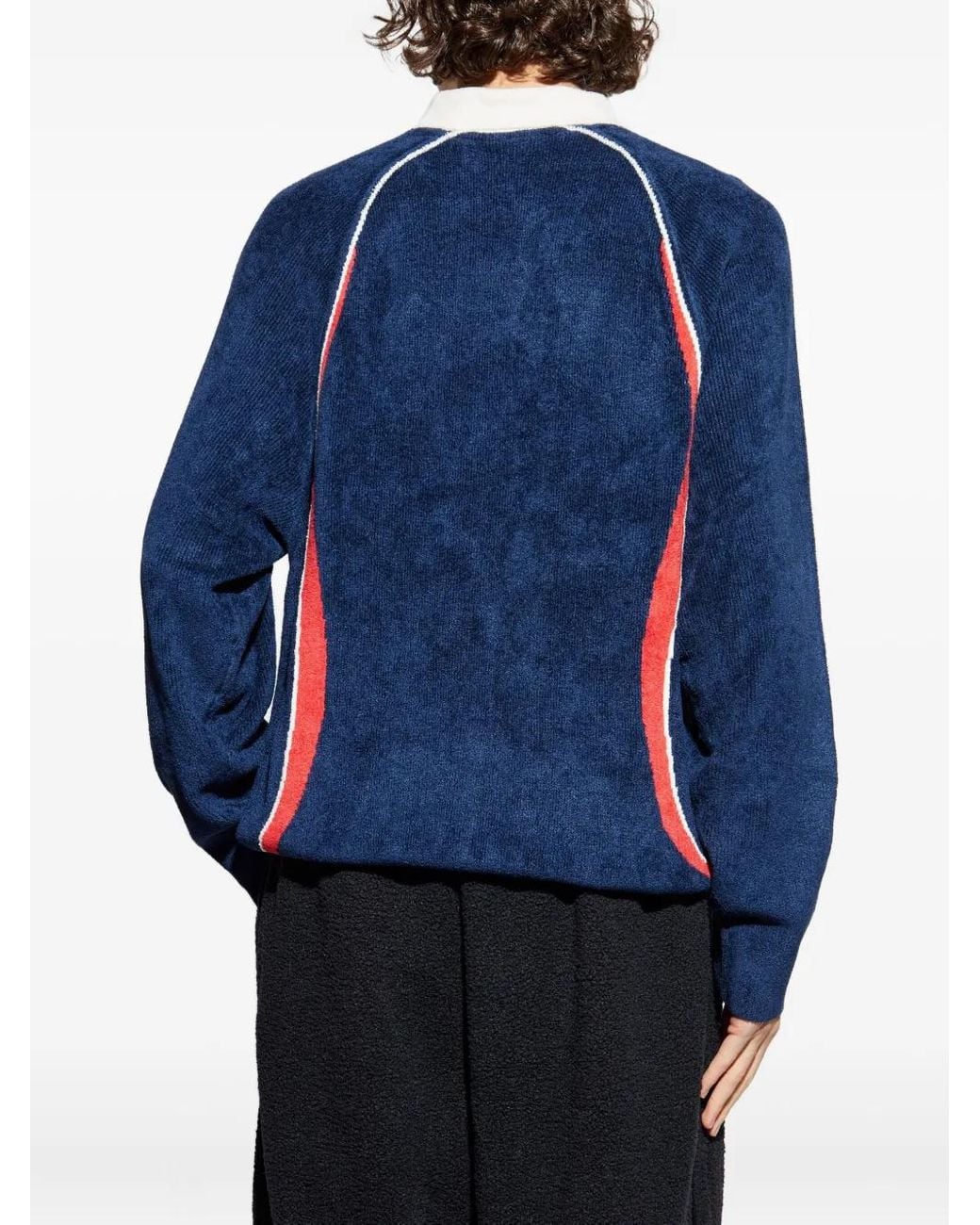 Adidas Blue Retro Remix Teamgeist Polo Sweater for men