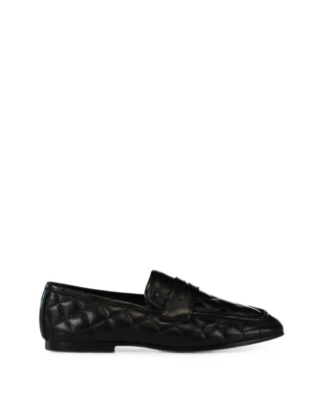 SOPHIQUE Black Essenziale Quilted Loafers